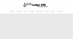 Desktop Screenshot of nellislodge46.org